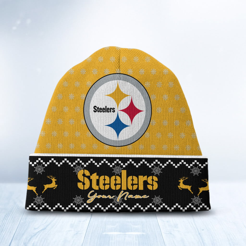 PIT x NFL Customized Beanie Hat Christmas DatND DVT