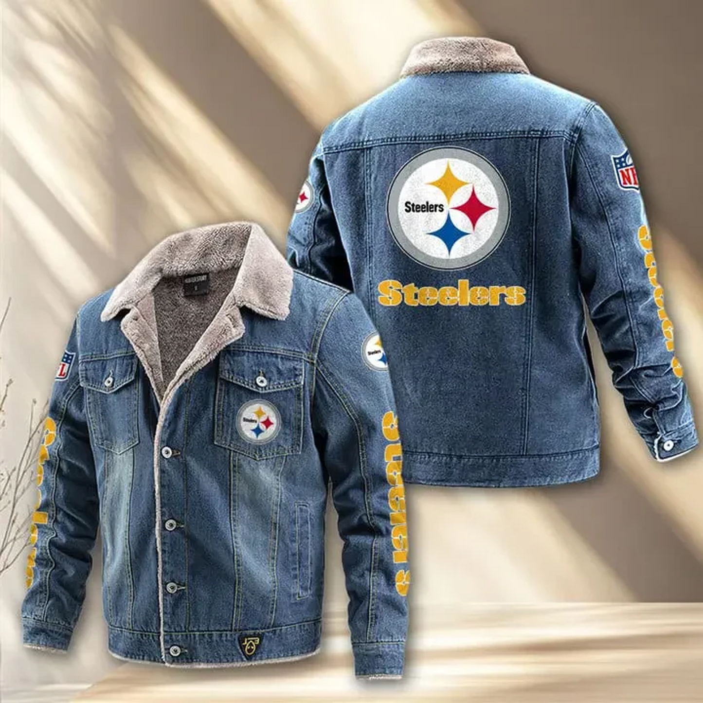 PIT x NFL Fleece Lined Denim Jacket DatND DVT