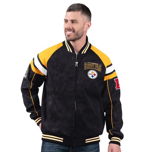 PIT x NFL Officially Licensed Faux Suede Jacket DATND TANTD