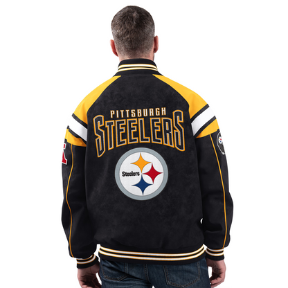 PIT x NFL Officially Licensed Faux Suede Jacket DATND TANTD