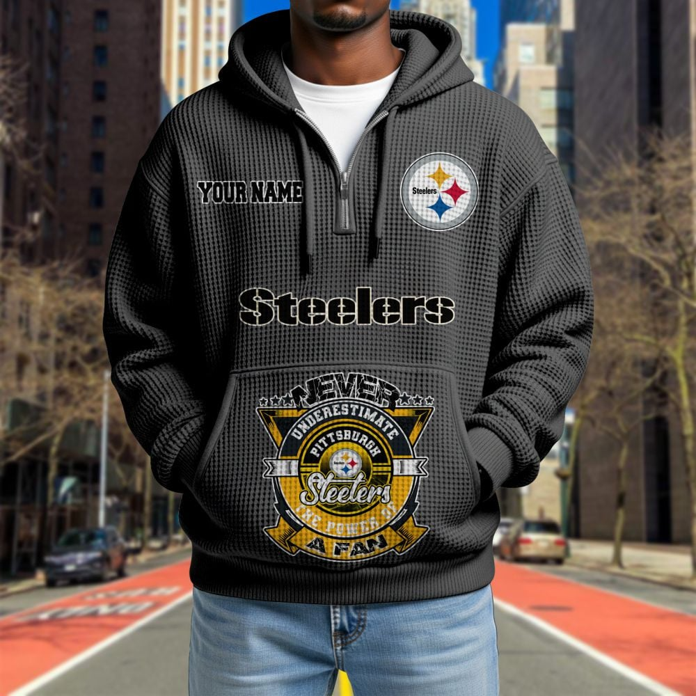 PIT x NFL Waffle Hoodie DATND TANTD
