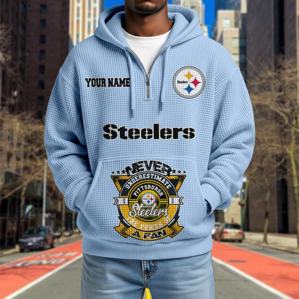 PIT x NFL Waffle Hoodie DATND TANTD