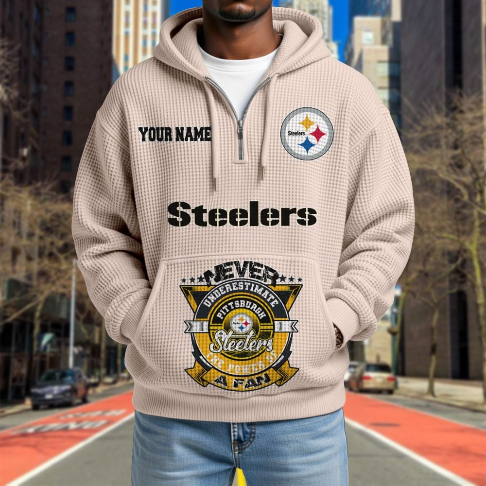 PIT x NFL Waffle Hoodie DATND TANTD