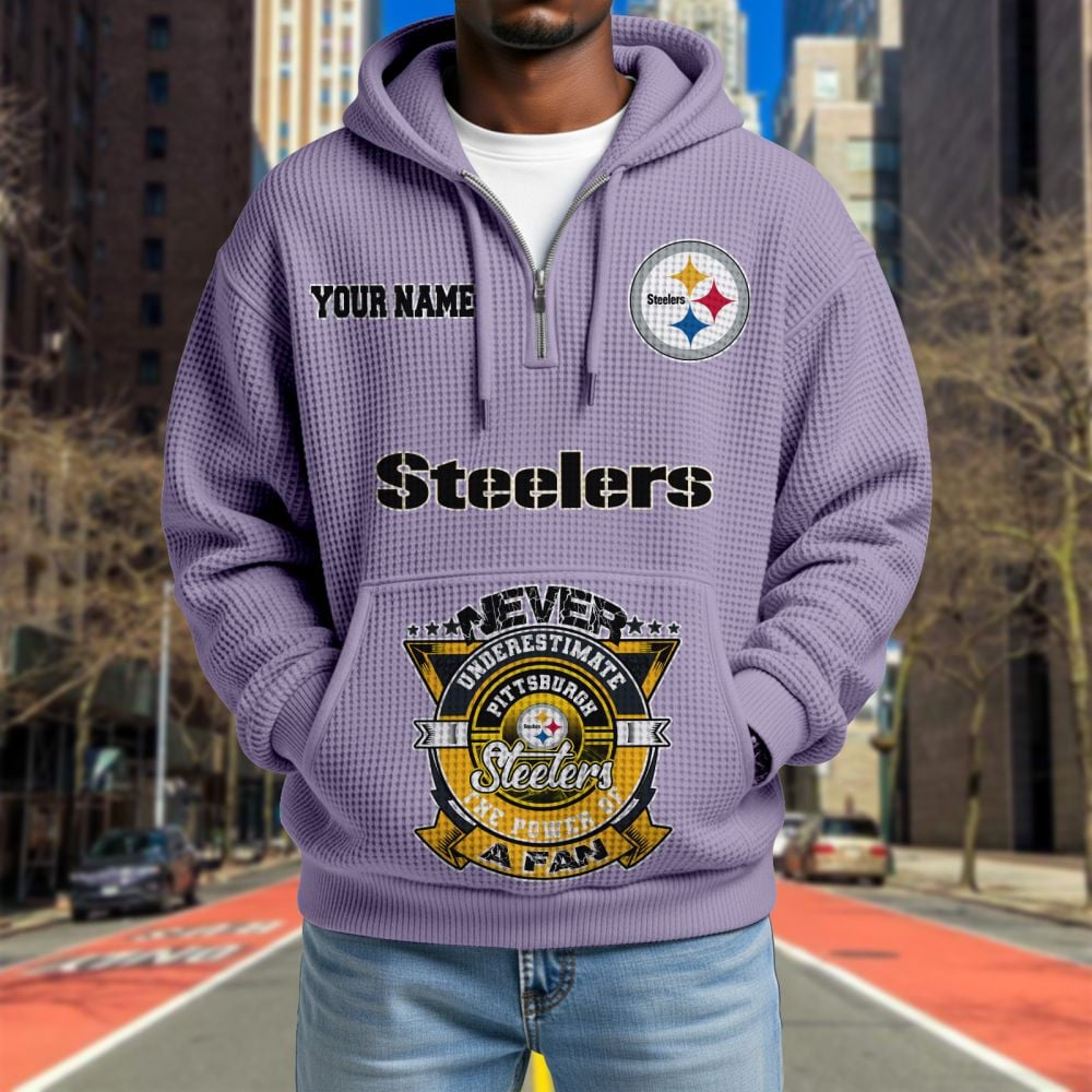 PIT x NFL Waffle Hoodie DATND TANTD