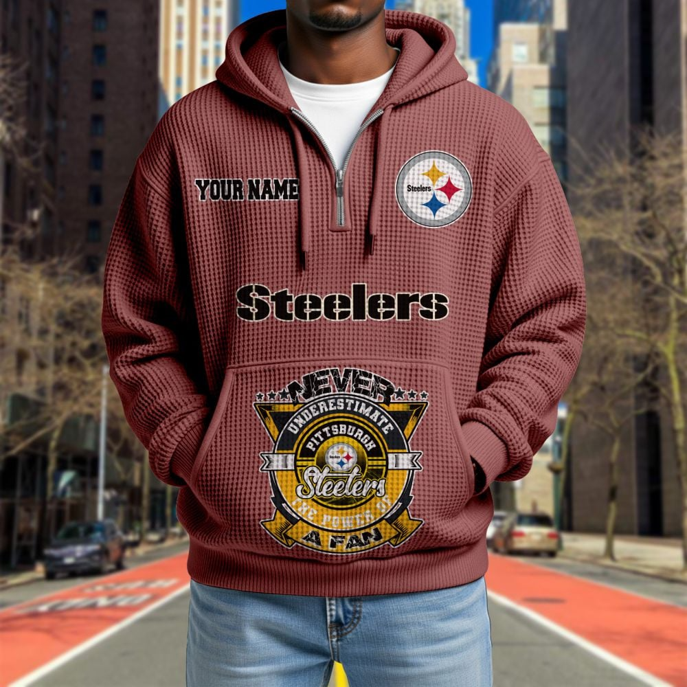 PIT x NFL Waffle Hoodie DATND TANTD