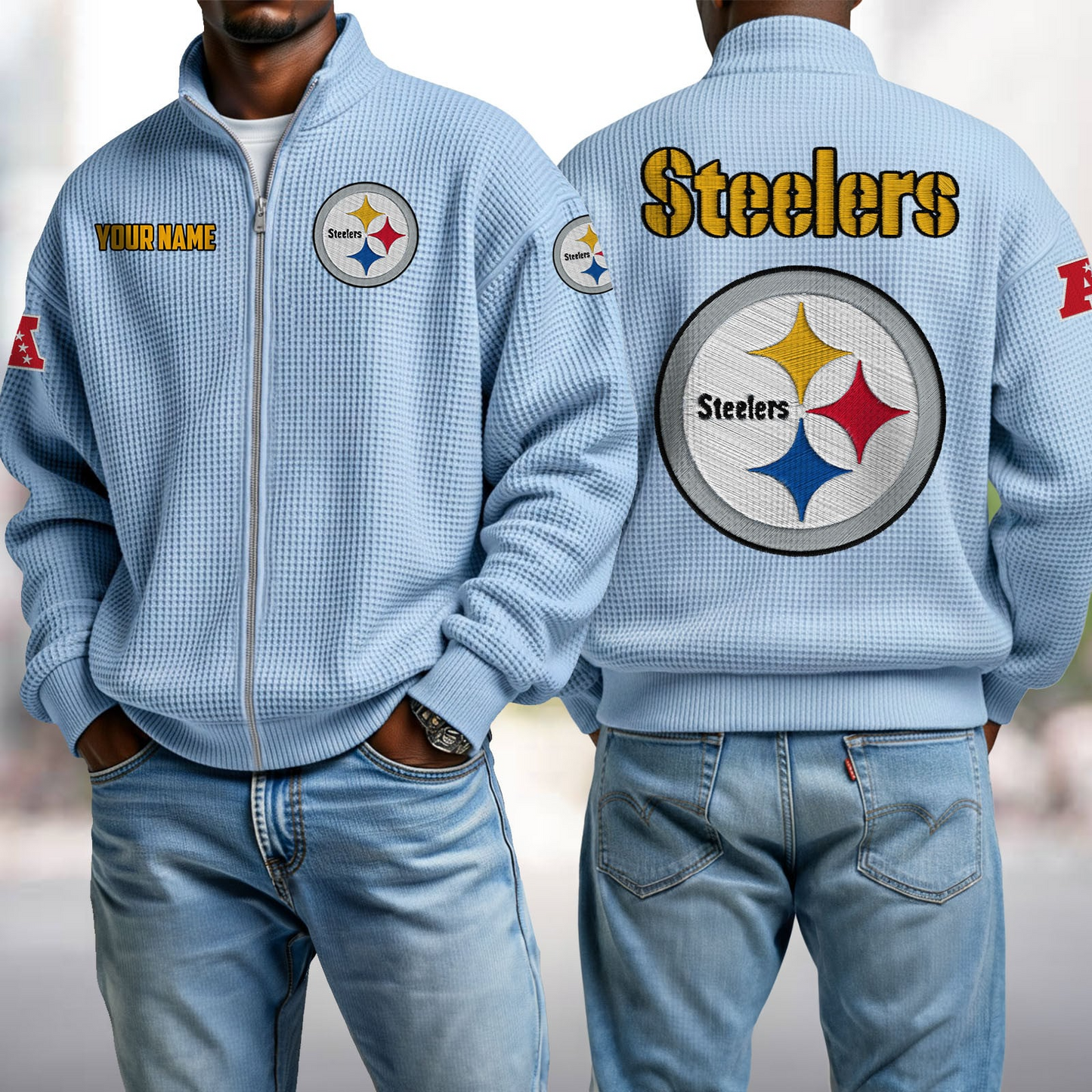 PIT x NFL Waffle Zip-Up Sweatshirt DatND DVT
