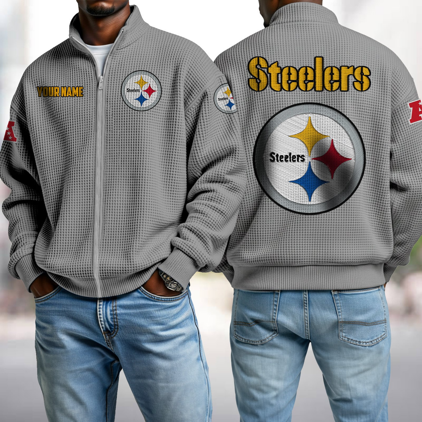 PIT x NFL Waffle Zip-Up Sweatshirt DatND DVT