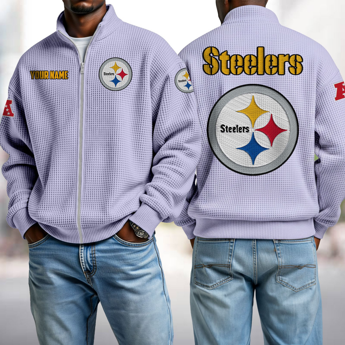 PIT x NFL Waffle Zip-Up Sweatshirt DatND DVT
