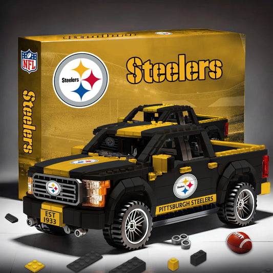 PIT NFL 3D Racing Truck Model Building Block Set 2411 V1 NAK NHM