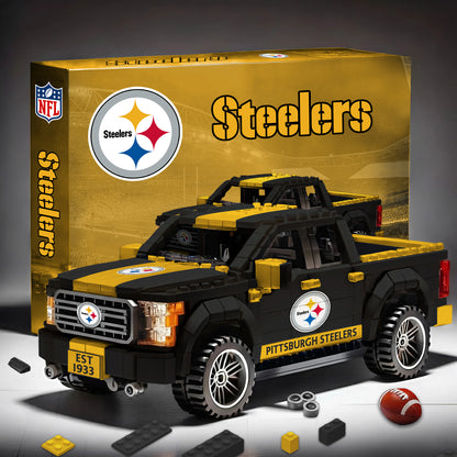 NFL 3D Racing Truck Model Building Block Set 2411 V1 NAK NHM
