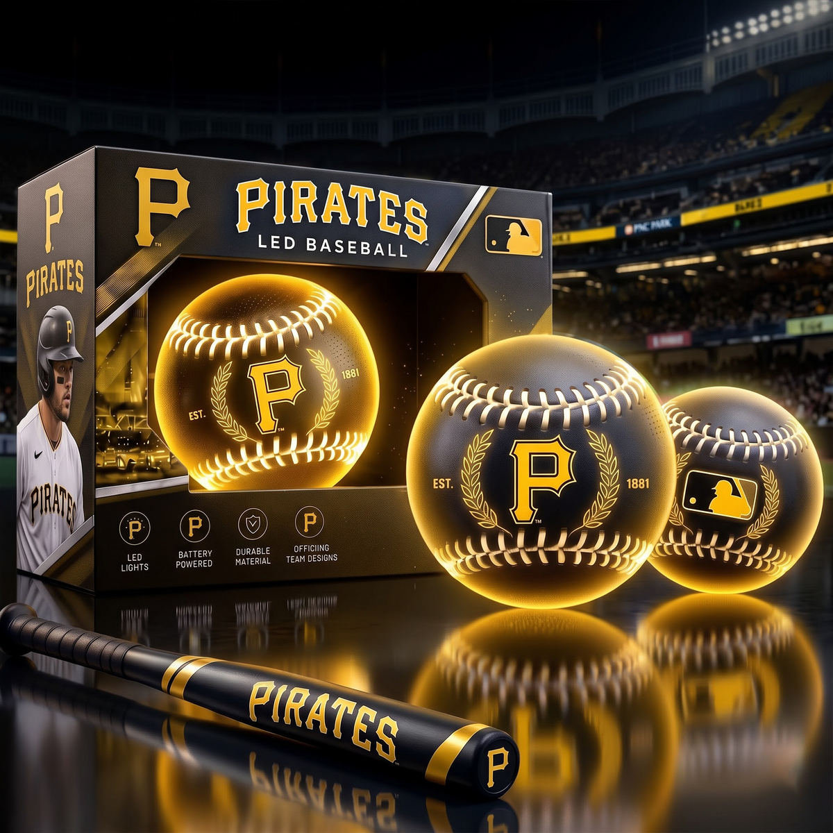 PP x Custom MLB Light-Up LED Baseball Gift Set