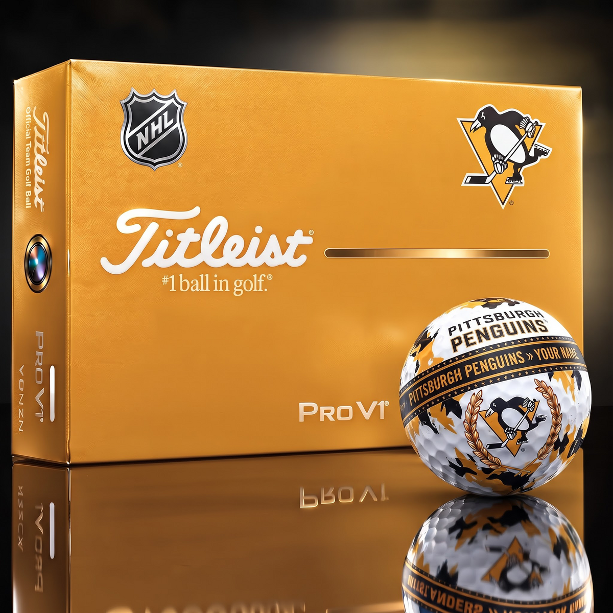 PP x Premium NHL Titleist Pro V1 Golf Ball Set