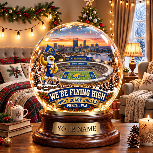 PREMIUM AFL WC DELUXE PERSONALIZED Crystal Ball Night Light For FanLIMITED EDITION