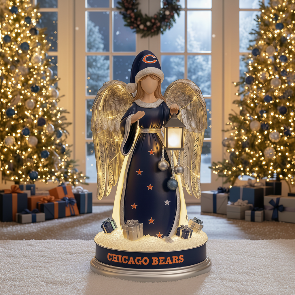 PREMIUM Holiday x CHI Guardian Angel Statue Led light - Festive Home Decor NDT NHM