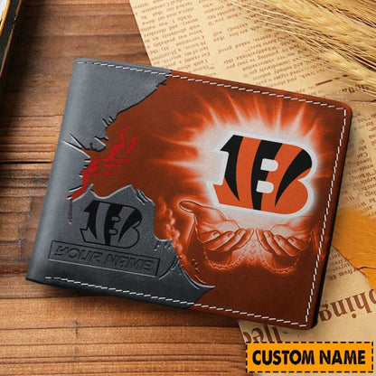 PREMIUM NFL X CIN WALLET FOR FAN NEW ARRIVAL 2025 NDT NHM