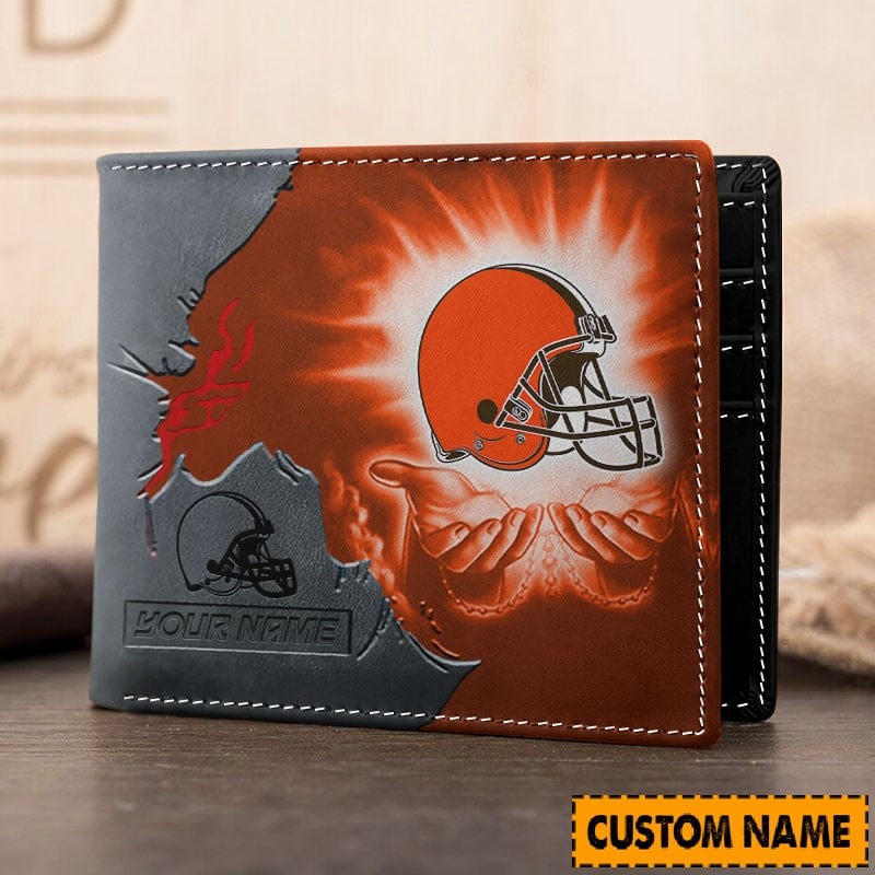 PREMIUM NFL X CLE WALLET FOR FAN NEW ARRIVAL 2025 NDT NHM