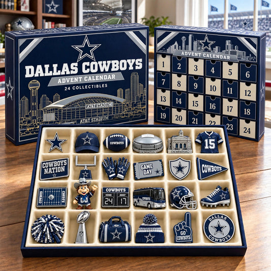 PREMIUM NFL X DAL BESPOKE OFFICIAL NFL 24-Day Game Day Surprise Countdown Box Limited Edition