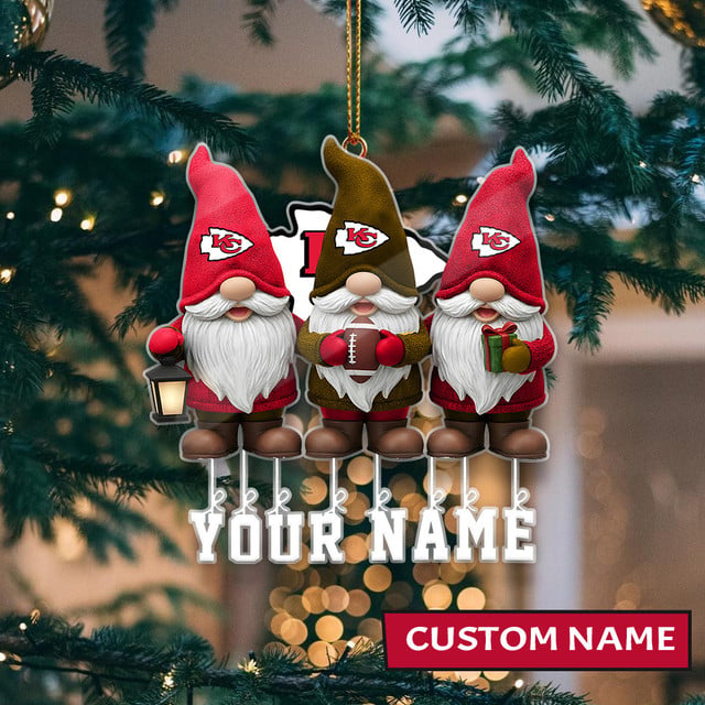 PREMIUM NFL X KCC ORNAMENT CHRITMAS Gift For Fans NDT TDT