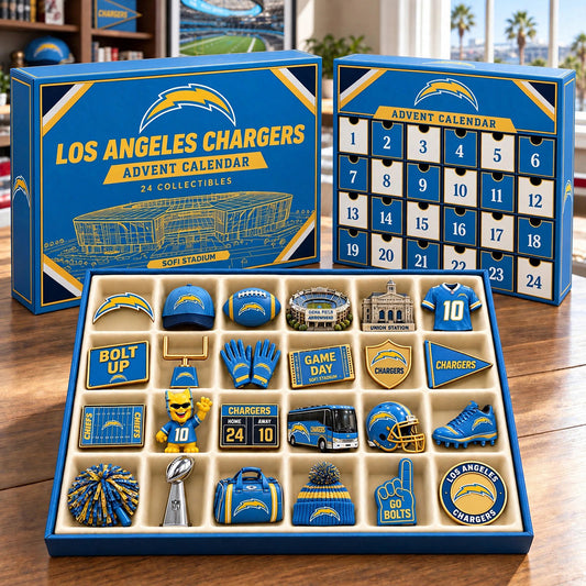 PREMIUM NFL X LAC BESPOKE OFFICIAL NFL 24-Day Game Day Surprise Countdown Box Limited Edition