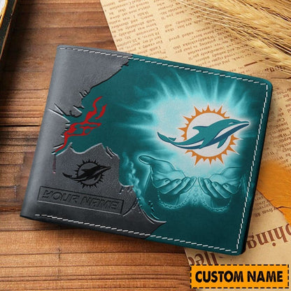 PREMIUM NFL X MIA WALLET FOR FAN NEW ARRIVAL 2025 NDT NHM