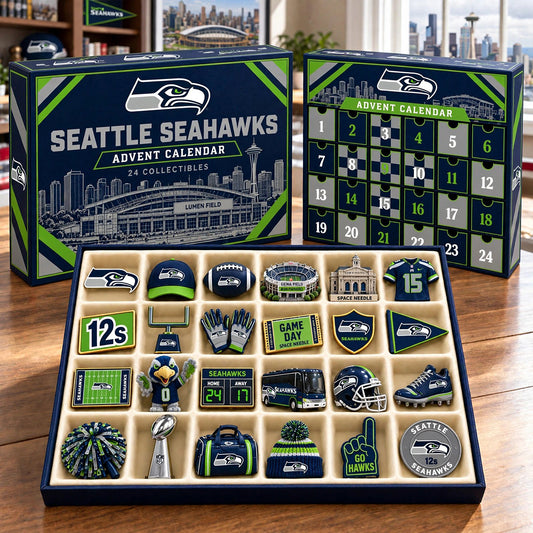 PREMIUM NFL X SEA BESPOKE OFFICIAL NFL 24-Day Game Day Surprise Countdown Box Limited Edition