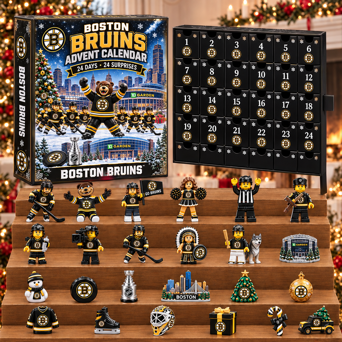 PREMIUM NHL X BOS 24-Day Game Day Surprise Countdown V3 Advent Calendar