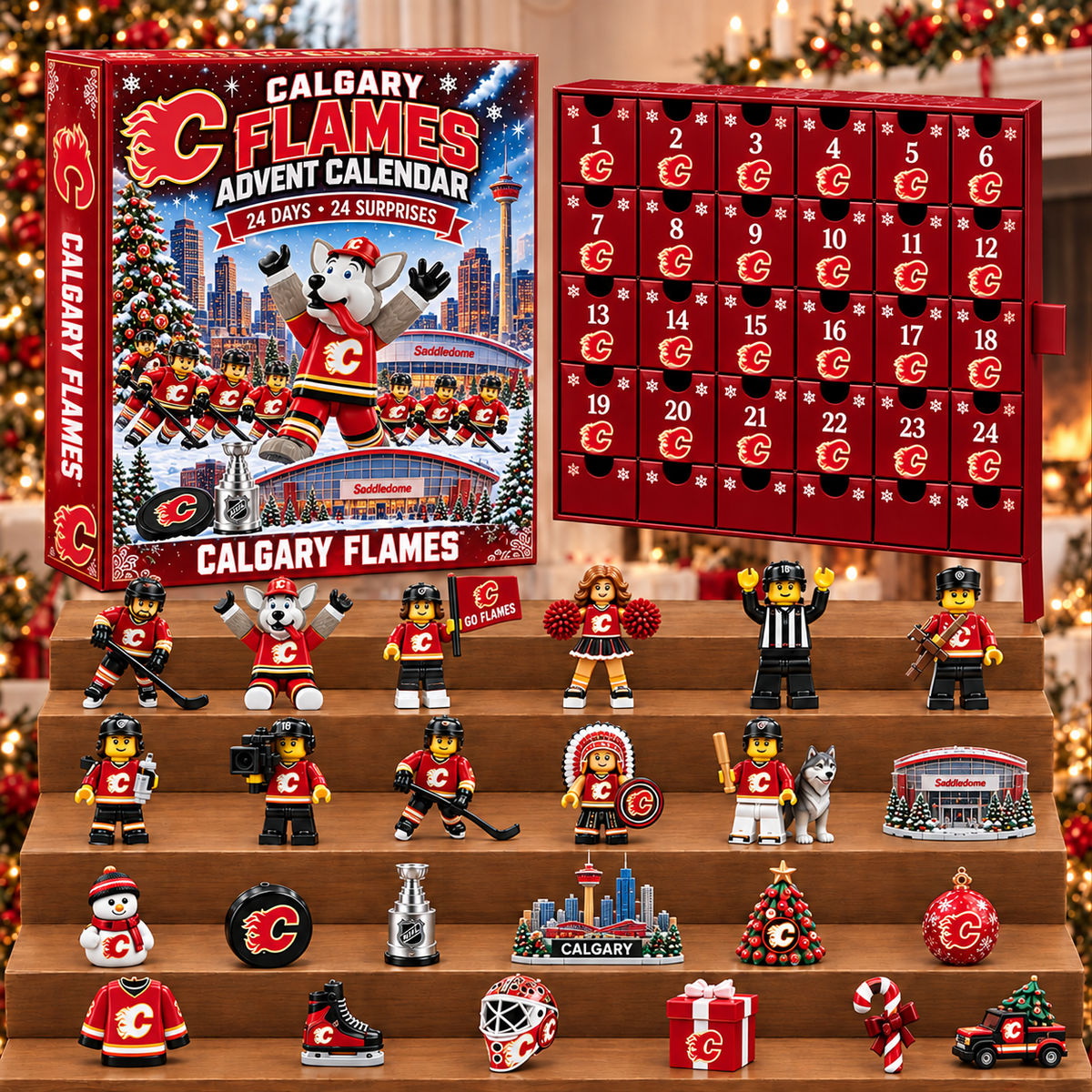 PREMIUM NHL X CAL 24-Day Game Day Surprise Countdown V3 Advent Calendar