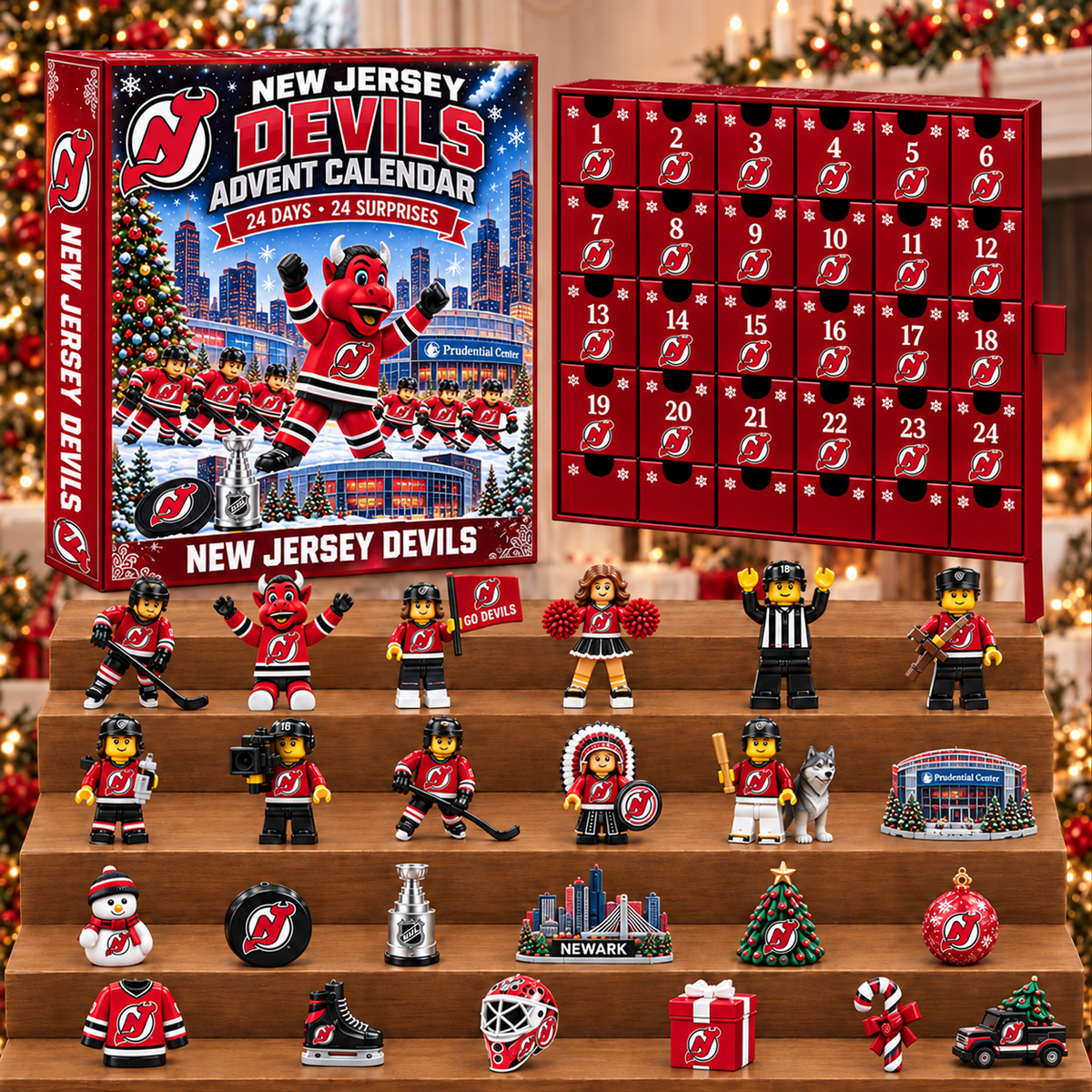 PREMIUM NHL X NJ 24-Day Game Day Surprise Countdown V3 Advent Calendar