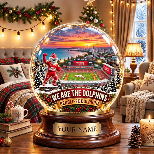 PREMIUM NRL DOL DELUXE PERSONALIZED Crystal Ball Night Light For FanLIMITED EDITION