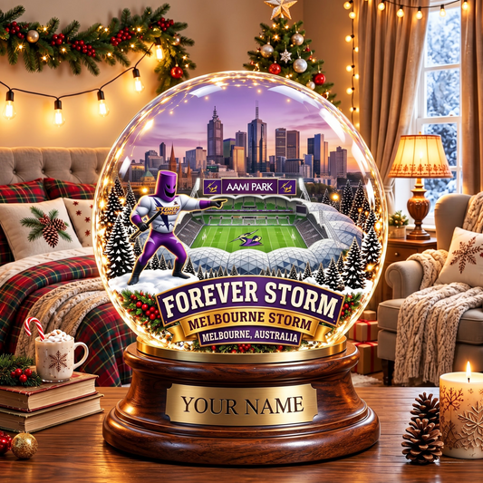 PREMIUM NRL MS DELUXE PERSONALIZED Crystal Ball Night Light For FanLIMITED EDITION