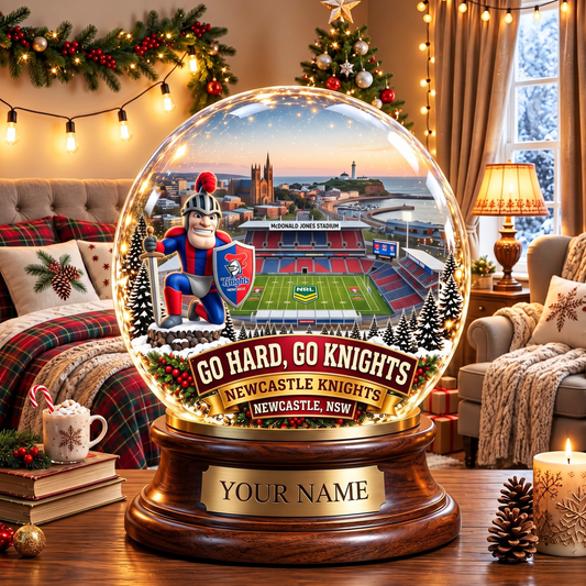 PREMIUM NRL NK DELUXE PERSONALIZED Crystal Ball Night Light For FanLIMITED EDITION