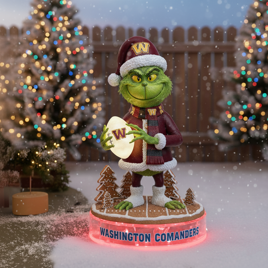 PREMIUM Whoville X WAS Holiday Spirit Collectible Grinch Statue  LED LIGHT NDT NHM