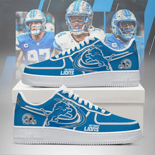 PREMIUM NFL X DET LIMITED EDITION AF1 SHOES NDT NHM 221125