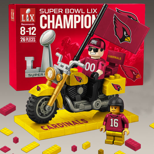 PREMIUM NFL x AZI Building Blocks Bike Toy Set NDT NHM 181125
