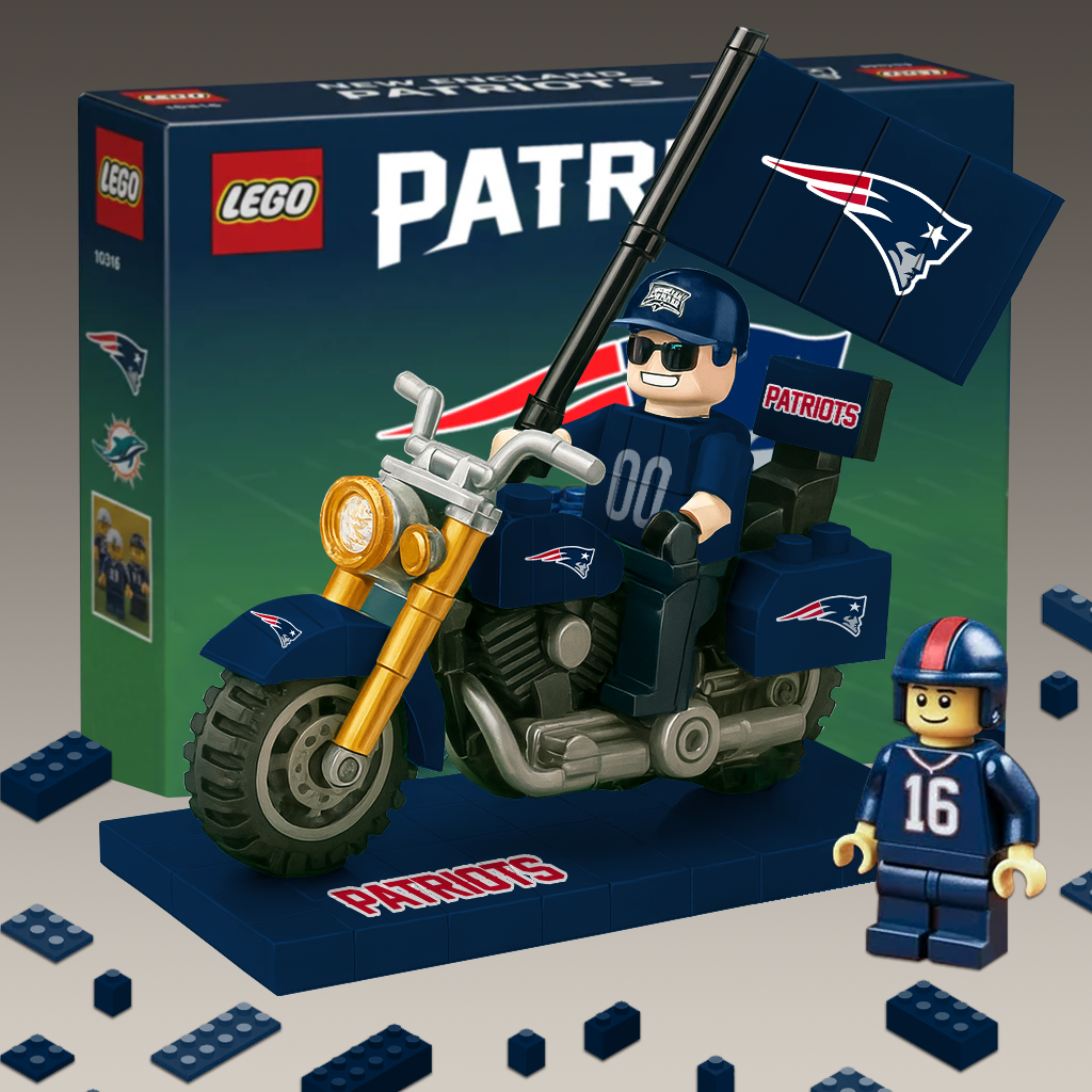 PREMIUM NFL x NEP Building Blocks Bike Toy Set NDT TDT 181125