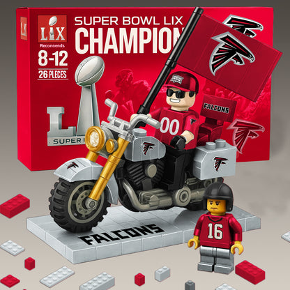 PREMIUM All TEAM NFL BUIDING  BLOCKS BIKE TOY SET NDT  181125