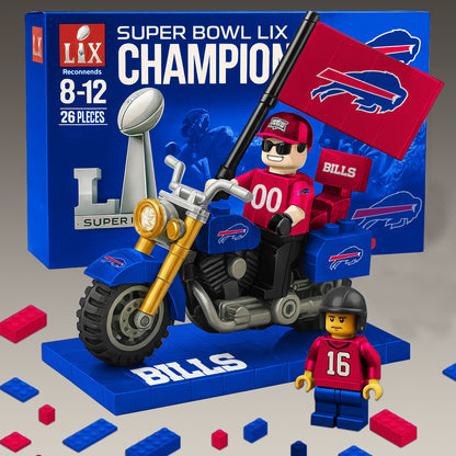 PREMIUM All TEAM NFL BUIDING  BLOCKS BIKE TOY SET NDT  181125