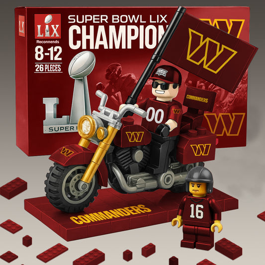 PREMIUM NFL x WAS Building Blocks Bike Toy Set NDT NHM 181125