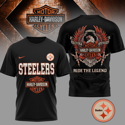 PS Premium NFL 122 Year Motorcycle 3D Shirt DDT NTL