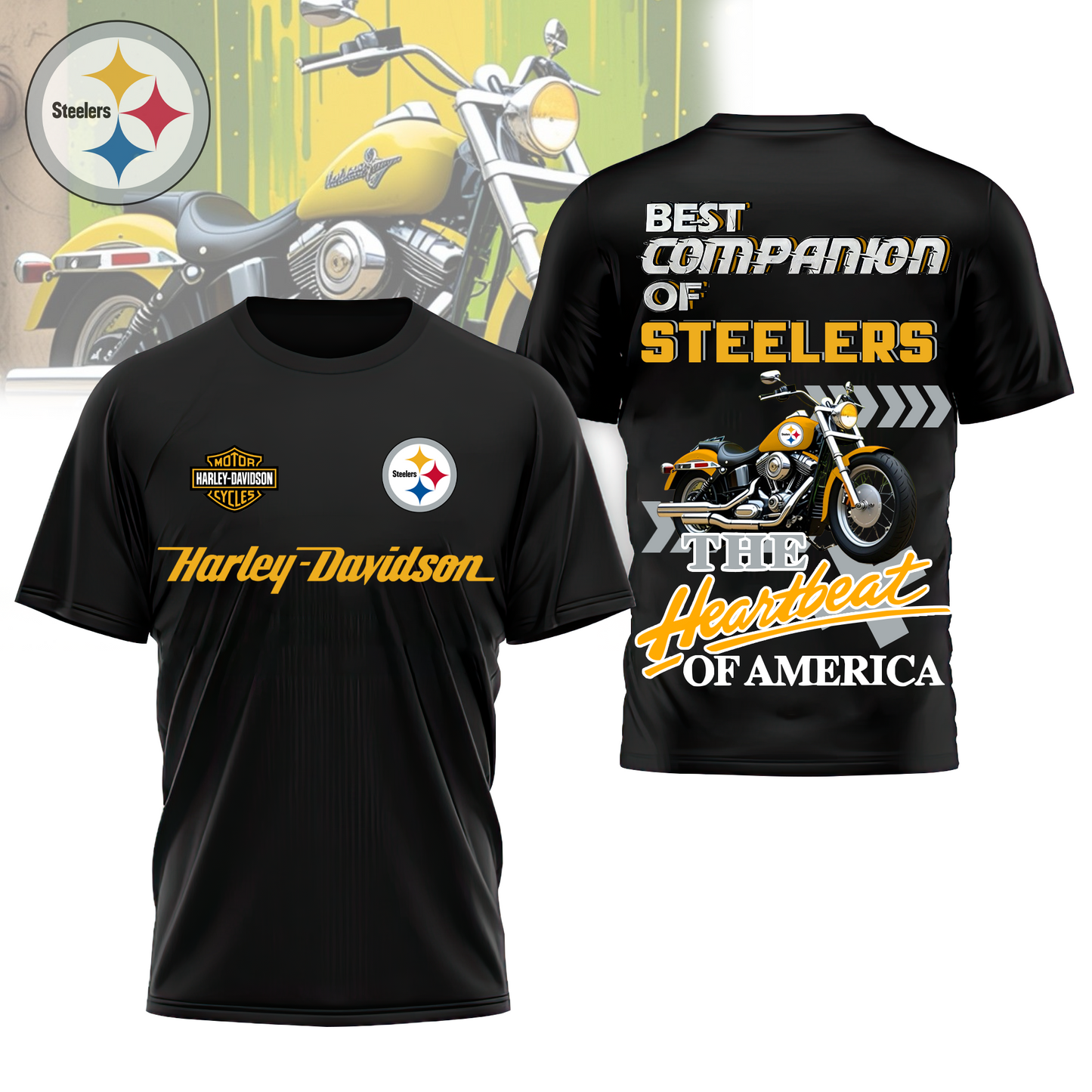 PS Premium NFL HL Motorcycle 3D Shirt DDT CTND