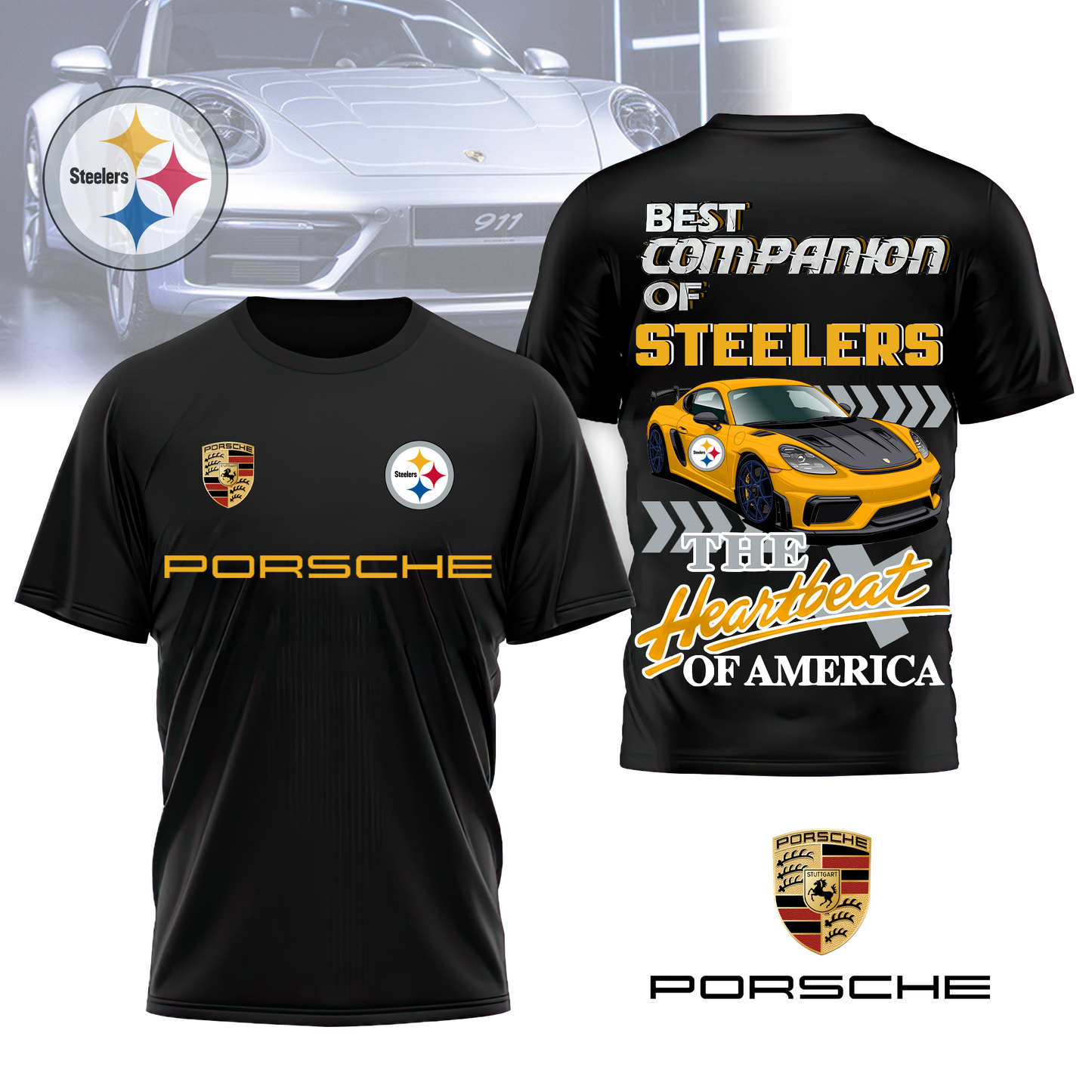 PS Premium NFL Pors 3D Shirt DDT CTND