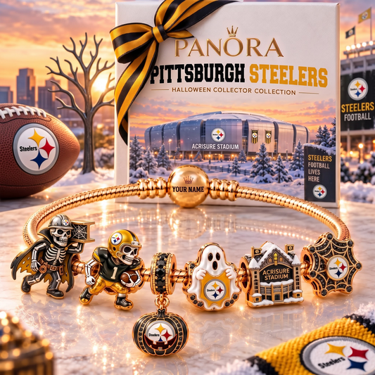 PS x Luxury NFL Gold Charm Halloween Bracelet