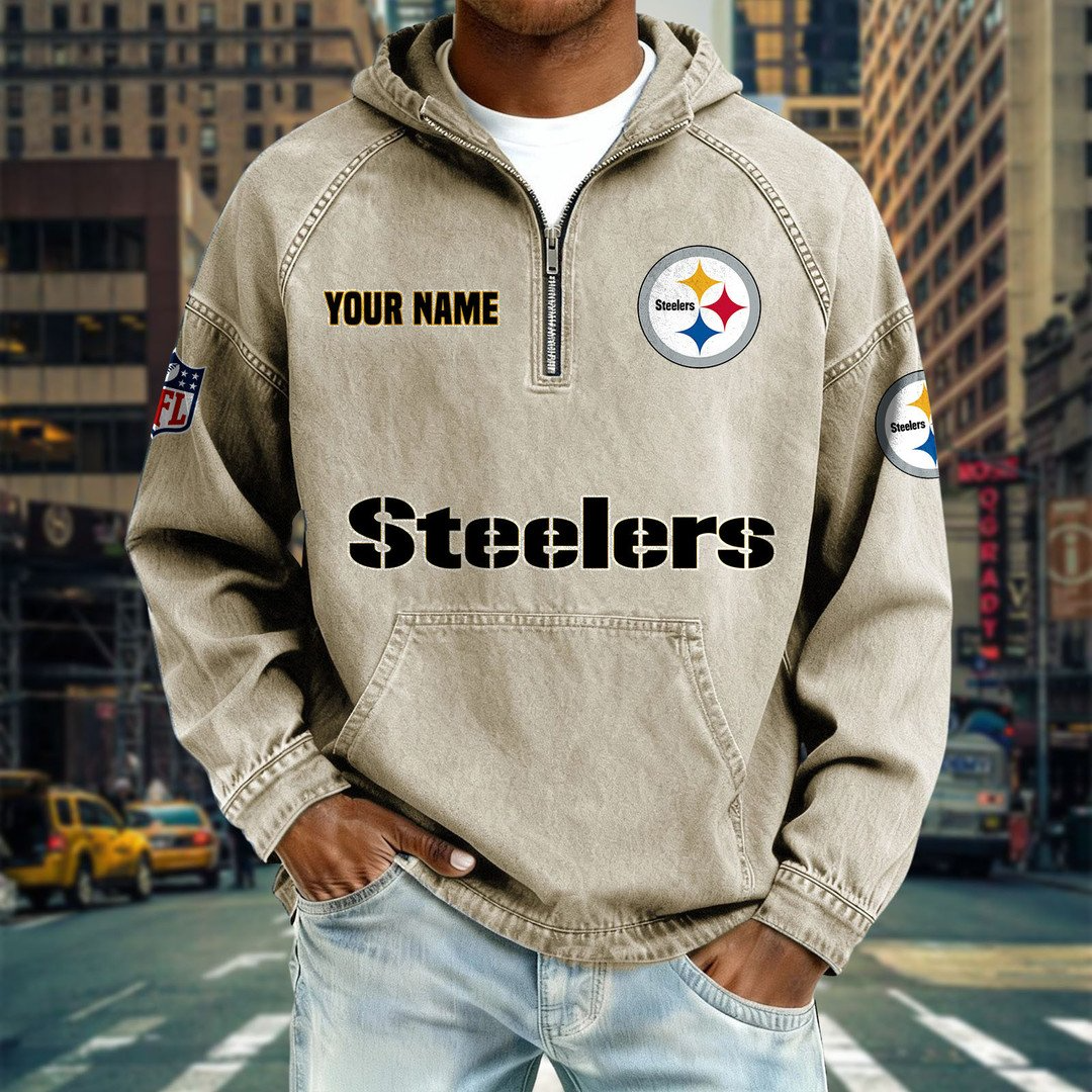 PS x NFL Denim Long - Sleeved Hooded Sweatshirt DDT NTL