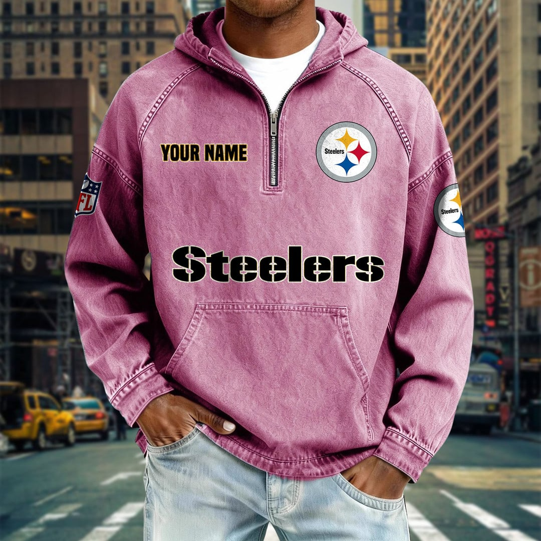 PS x NFL Denim Long - Sleeved Hooded Sweatshirt DDT NTL