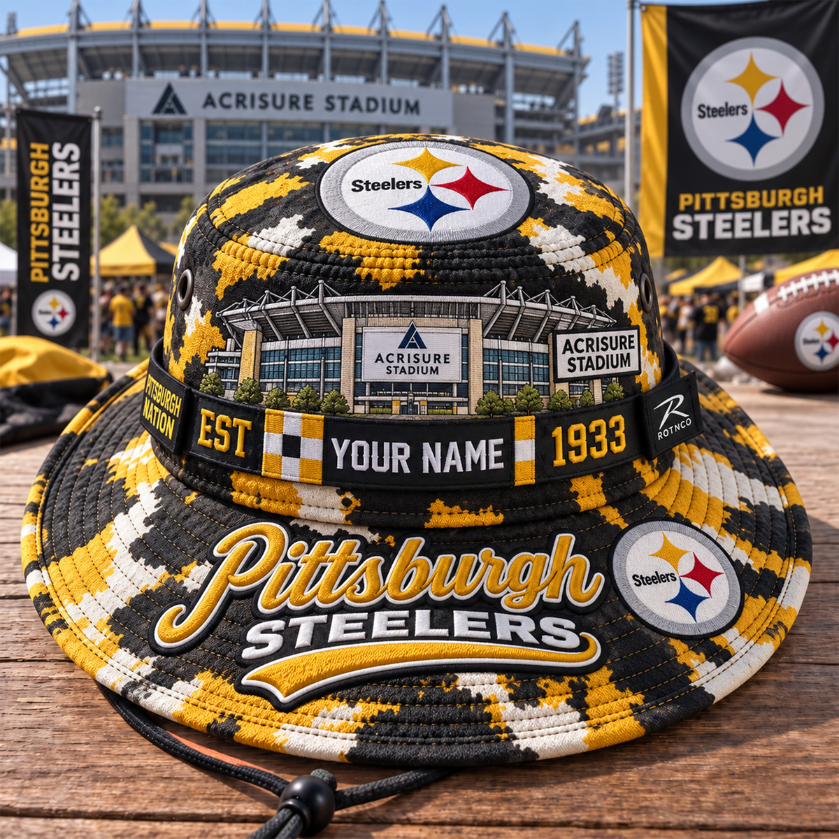 PS x PREMIUM NFL CAMO BOONIE HAT