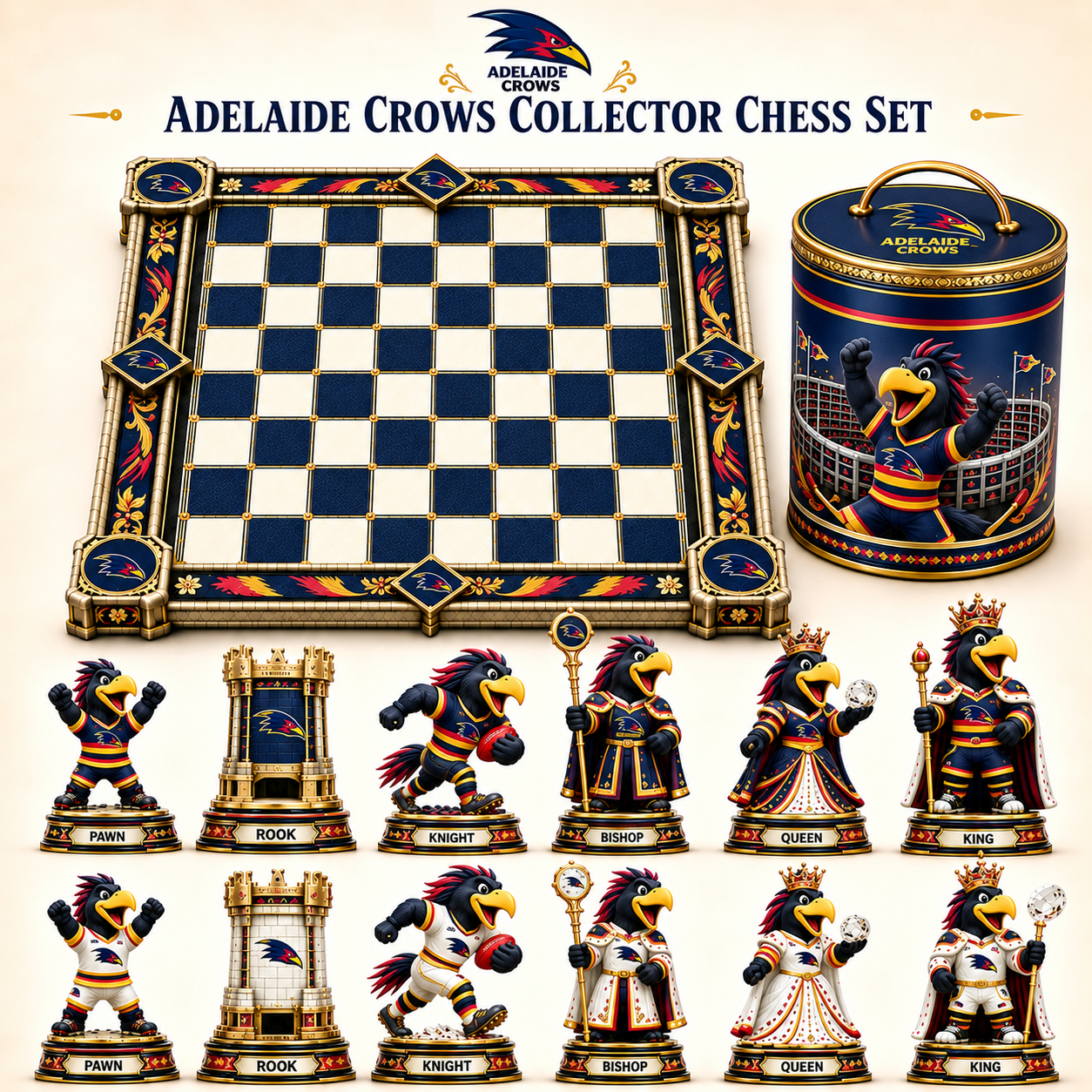Premium AFL AC Collector Chess Set