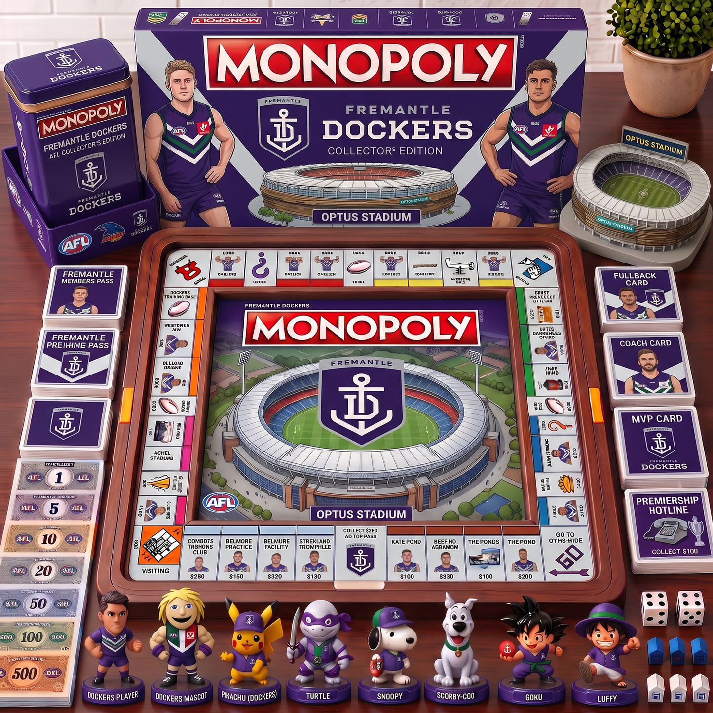 Premium AFL FD Nest Monopoly Collector’s Edition Board Game V4