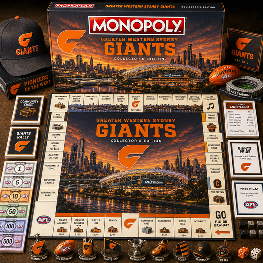 Premium AFL GWS Legacy Monopoly Collector’s Edition Board Game V2