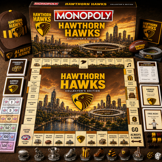 Premium AFL HH Legacy Monopoly Collector’s Edition Board Game V2
