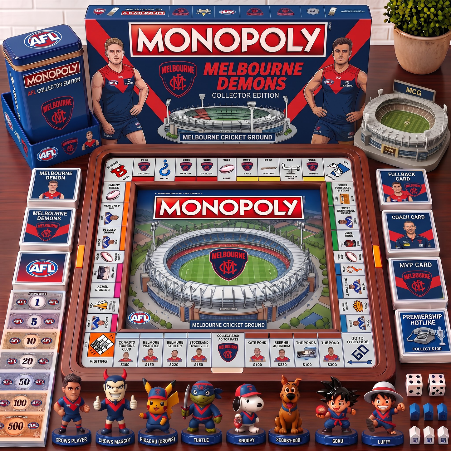 Premium AFL MD Nest Monopoly Collector’s Edition Board Game V4